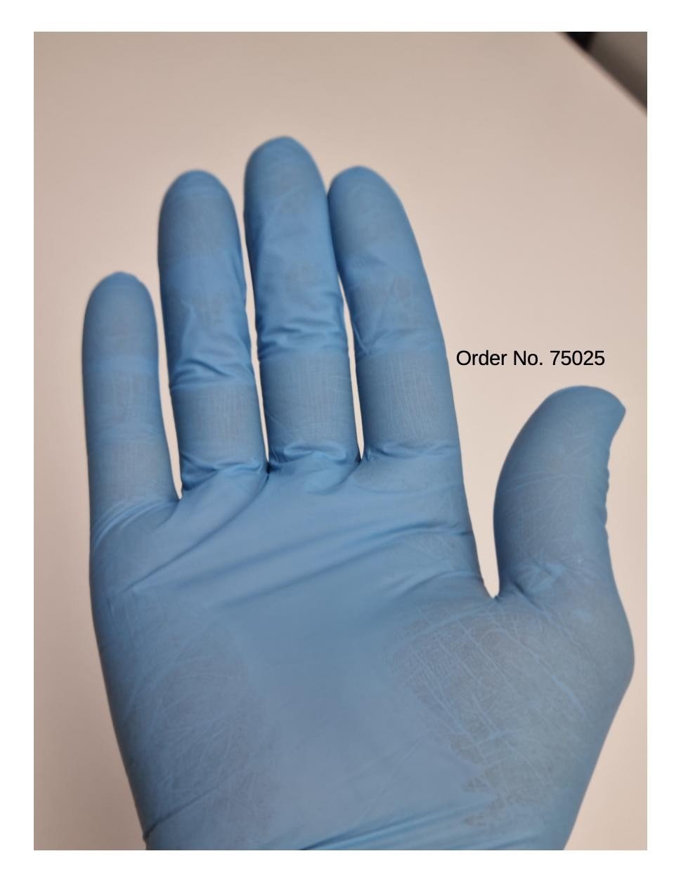 Femtoz Nitrile Exam Gloves, Powder-Free Medium Blue - Image 4